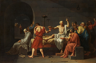The Death of Socrates Jacques Louis David